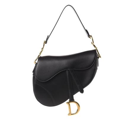 Christian Dior Calfskin Saddle Bag Black 1 of 11