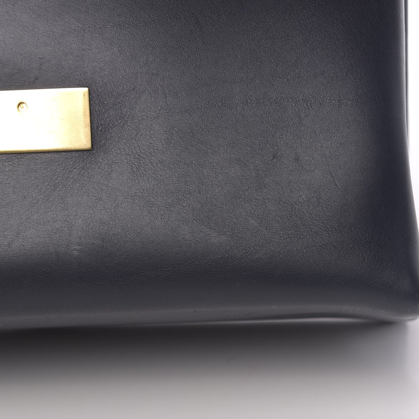 Smooth Calfskin Blade Flap Ink