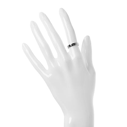 Cartier 18K White Gold 3.5mm LOVE Wedding Band Ring 49 5 2 of 5