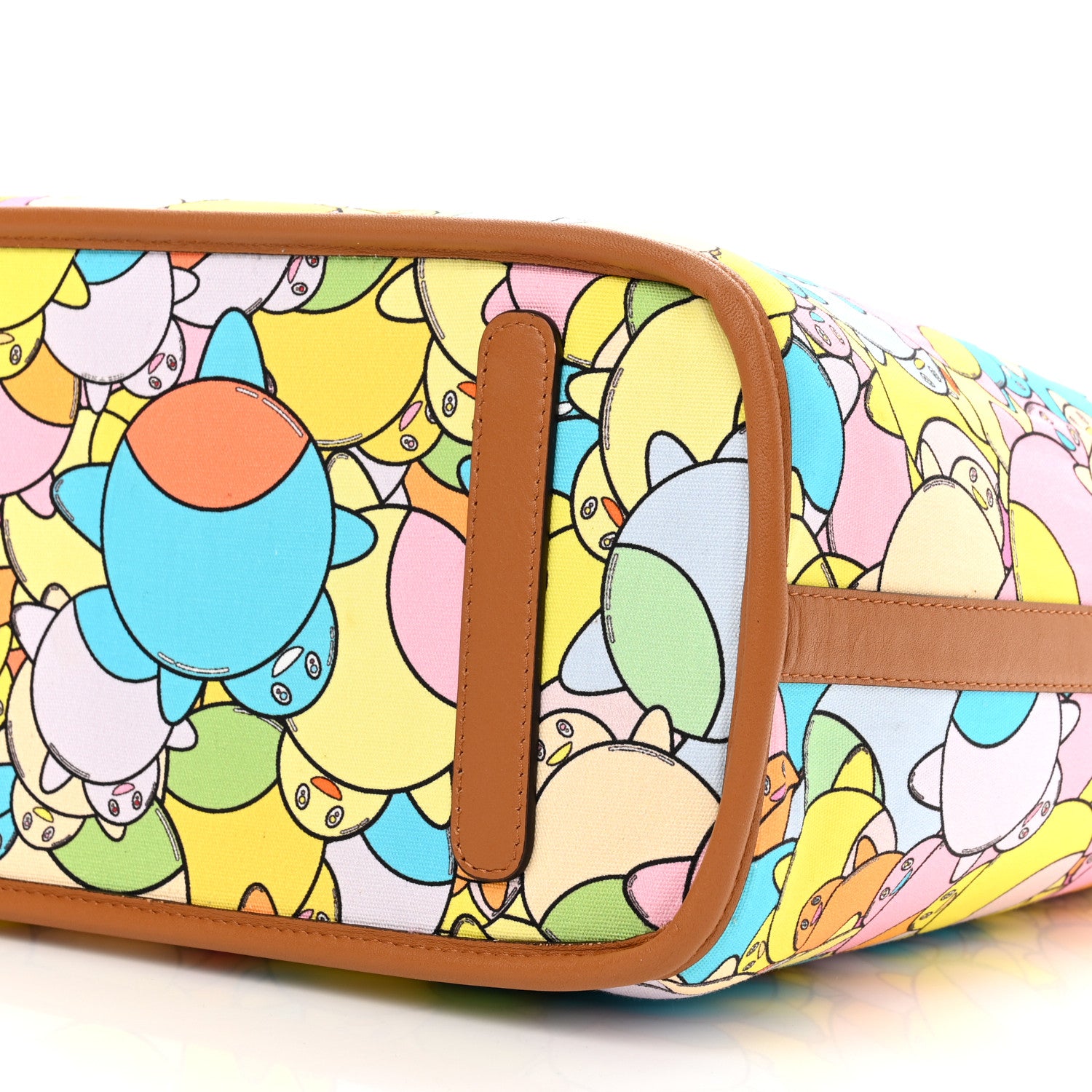 MCM X Eddie Kang Visetos Medium Reversible Shopper Tote White 15 of 19