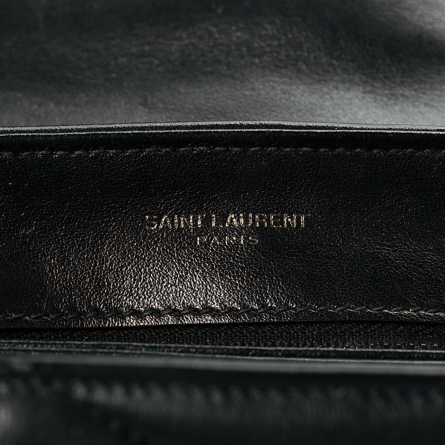 Saint Laurent Calfskin Y Quilted Monogram Toy Loulou Crossbody Bag Black 6 of 12