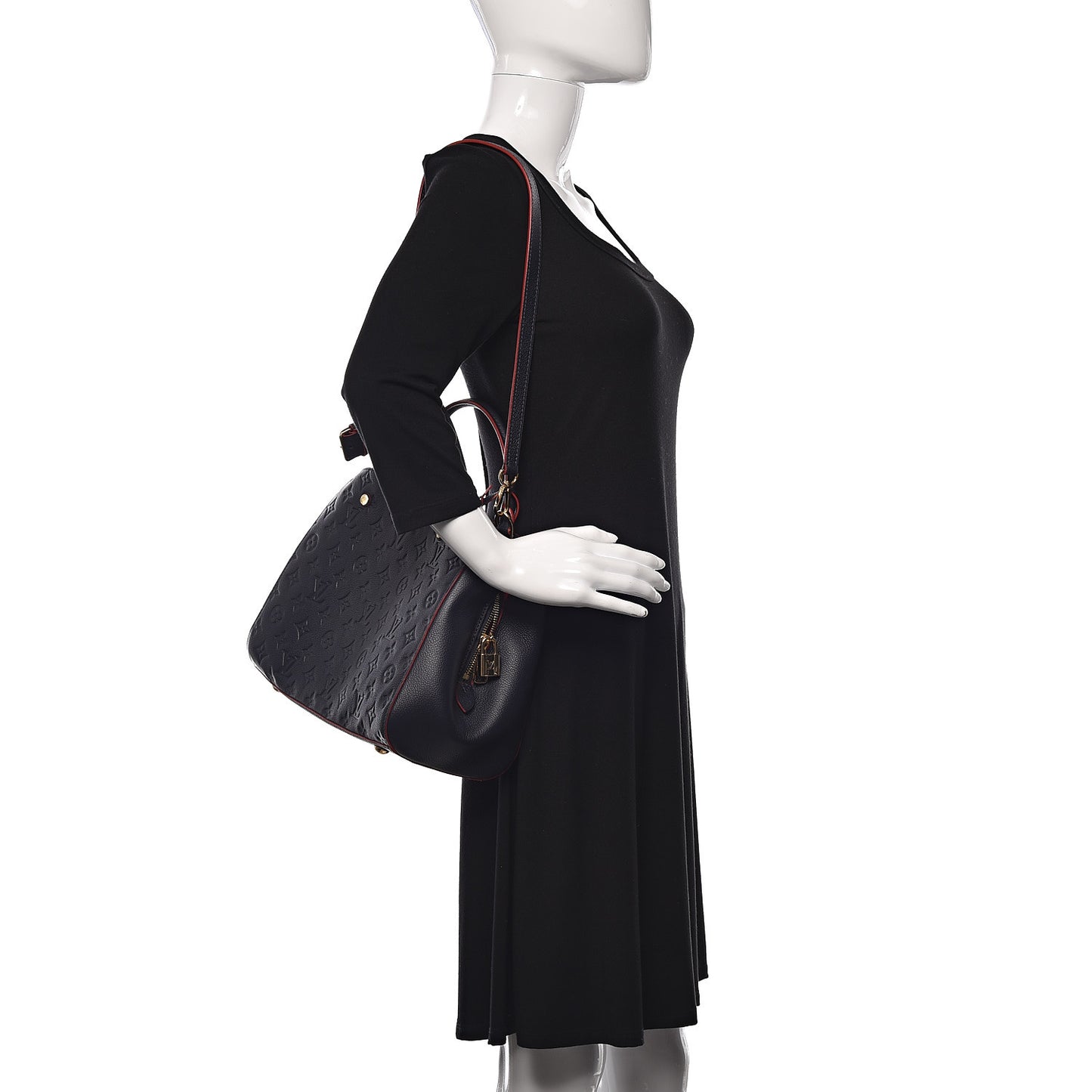 Empreinte Montaigne MM Marine Rouge
