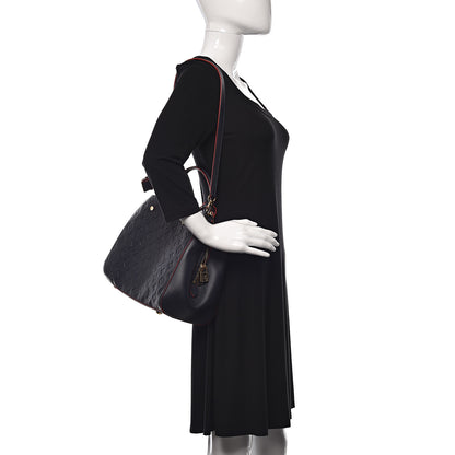 Louis Vuitton Empreinte Montaigne MM Marine Rouge 2 of 11