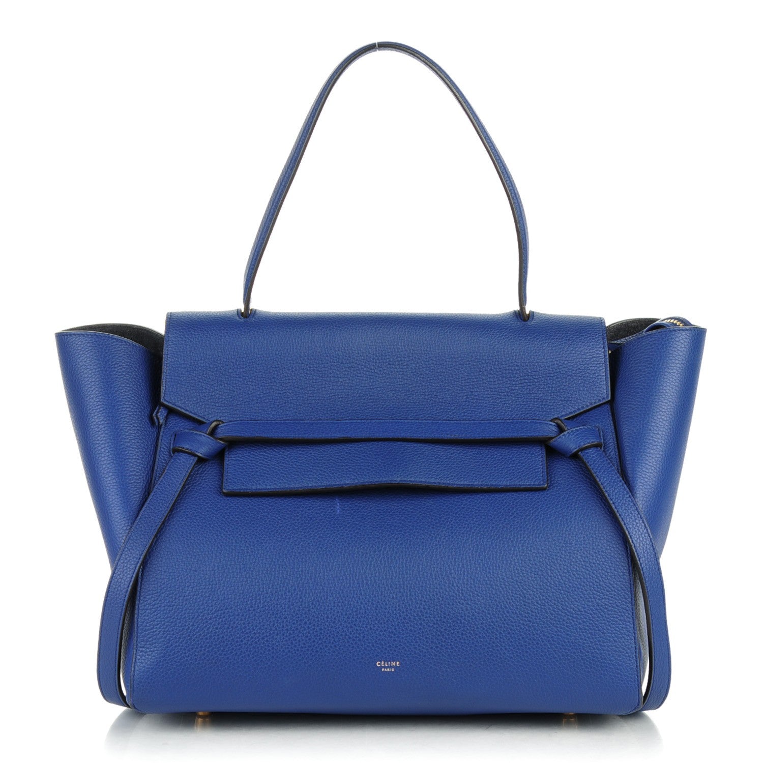 Celine Drummed Calfskin Small Belt Bag Indigo 1 of 7