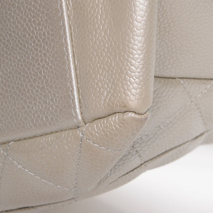 Chanel Caviar Quilted Grand Shopping Tote GST Pearl 10 of 11