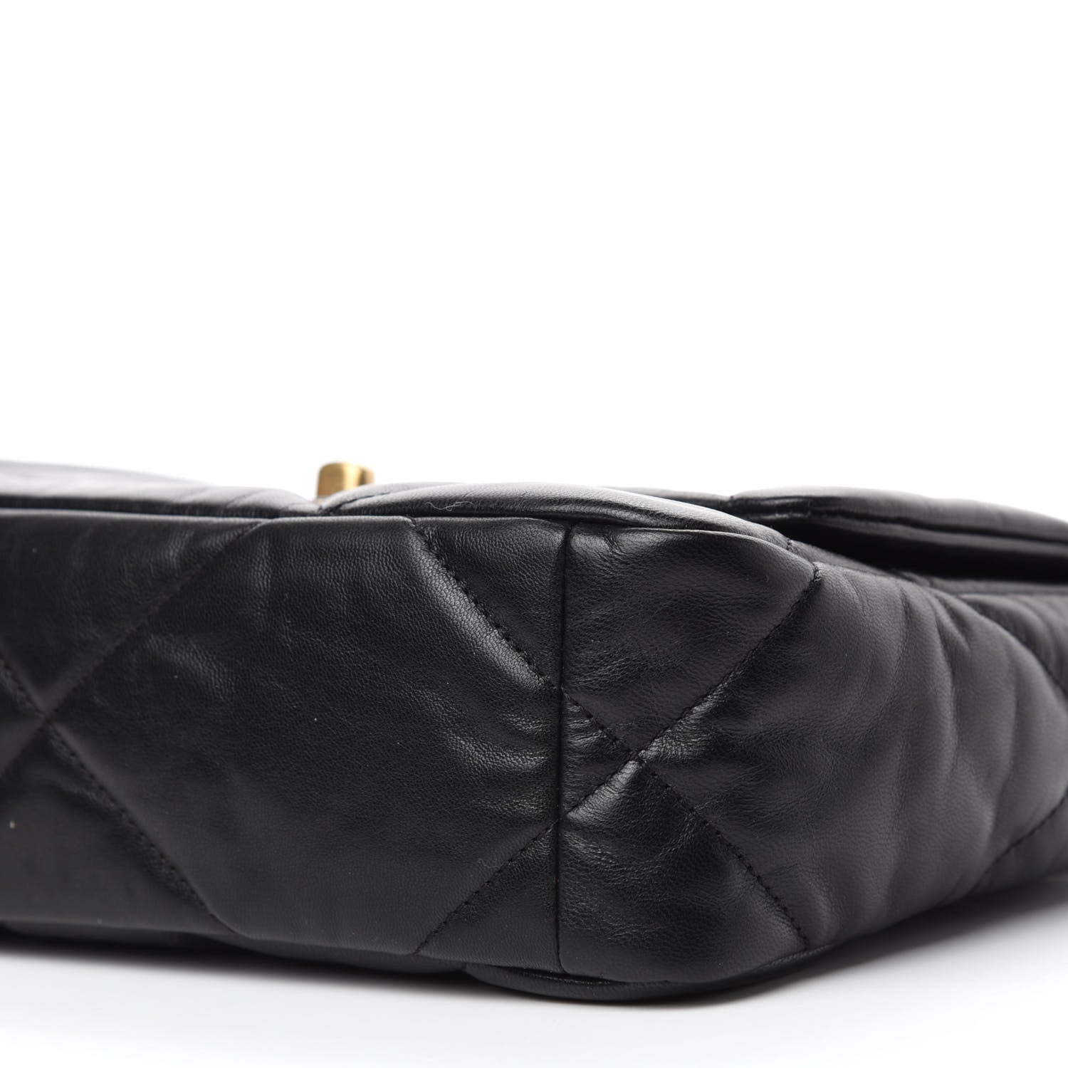 Chanel Goatskin Quilted Medium Chanel 19 Flap Black 7 of 11