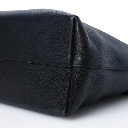 Louis Vuitton Calfskin Lockme Hobo Black 10 of 13