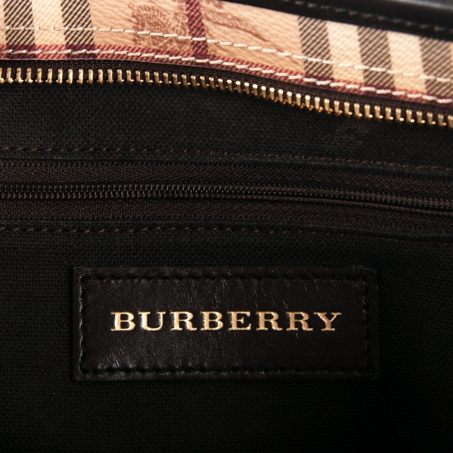 Haymarket Check Medium Regent Tote Chocolate