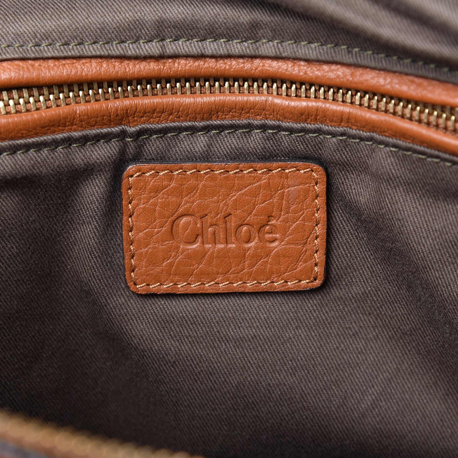 Chloe Calfskin Medium Marcie Satchel Tan 8 of 10