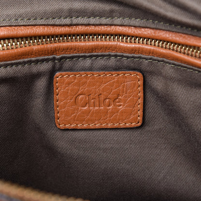 Chloe Calfskin Medium Marcie Satchel Tan 8 of 10
