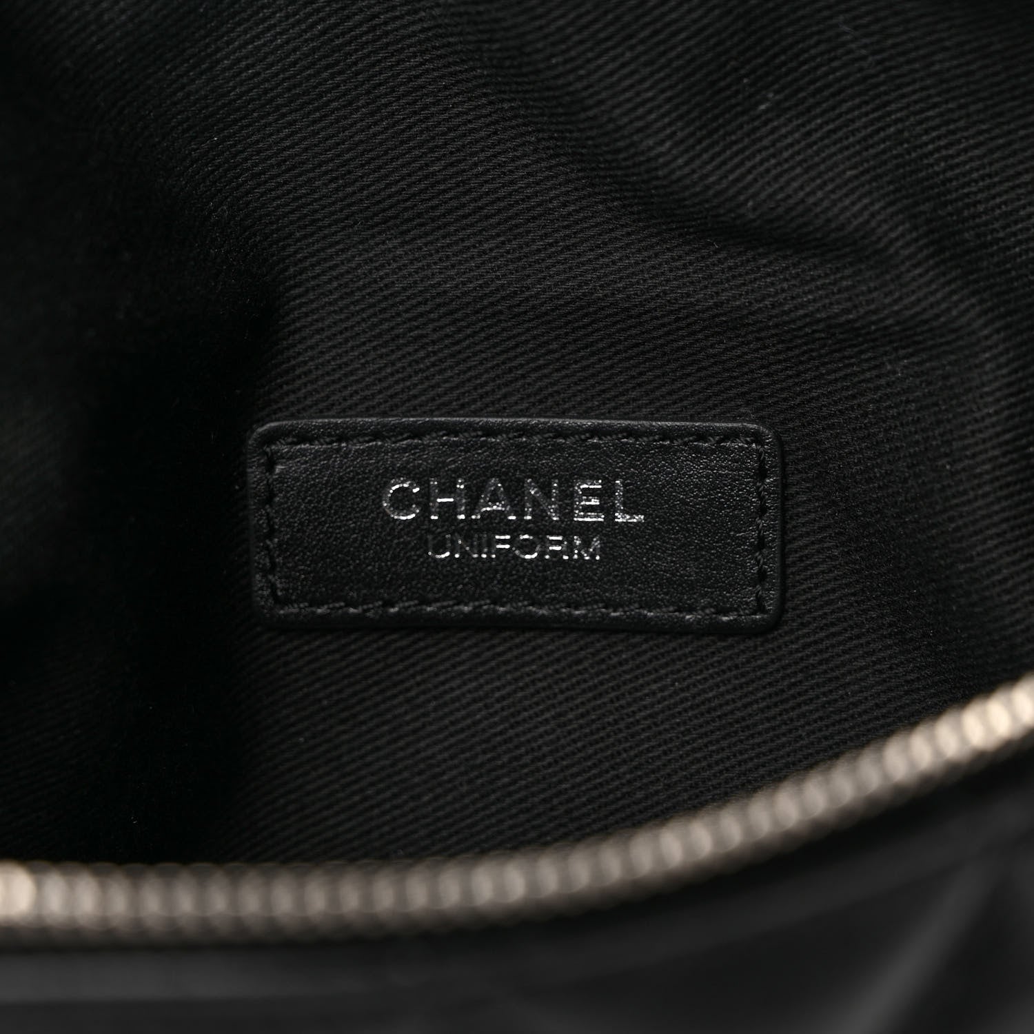Chanel Calfskin Quilted Waist Belt Bag Black 6 of 9