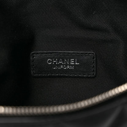 Chanel Calfskin Quilted Waist Belt Bag Black 6 of 9