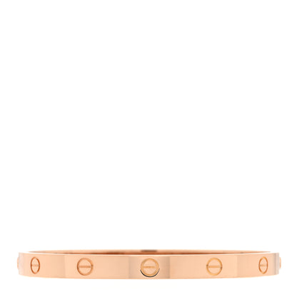 Cartier 18K Pink Gold LOVE Bracelet 19 2 of 7