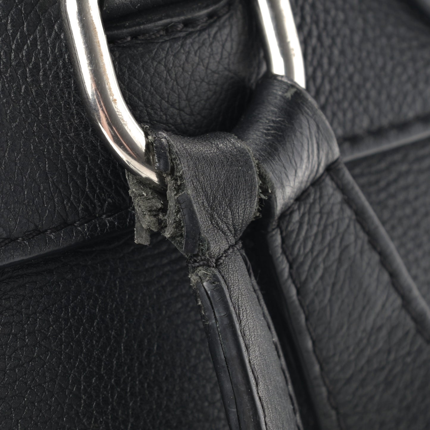 Calfskin Lockme Backpack Black
