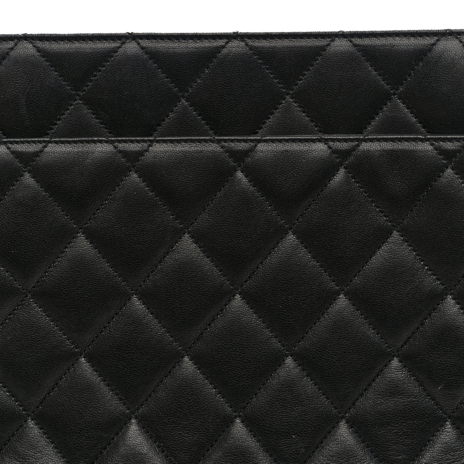Chanel Lambskin Quilted Shoulder Bag Black 8 of 10