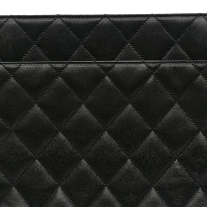 Chanel Lambskin Quilted Shoulder Bag Black 8 of 10