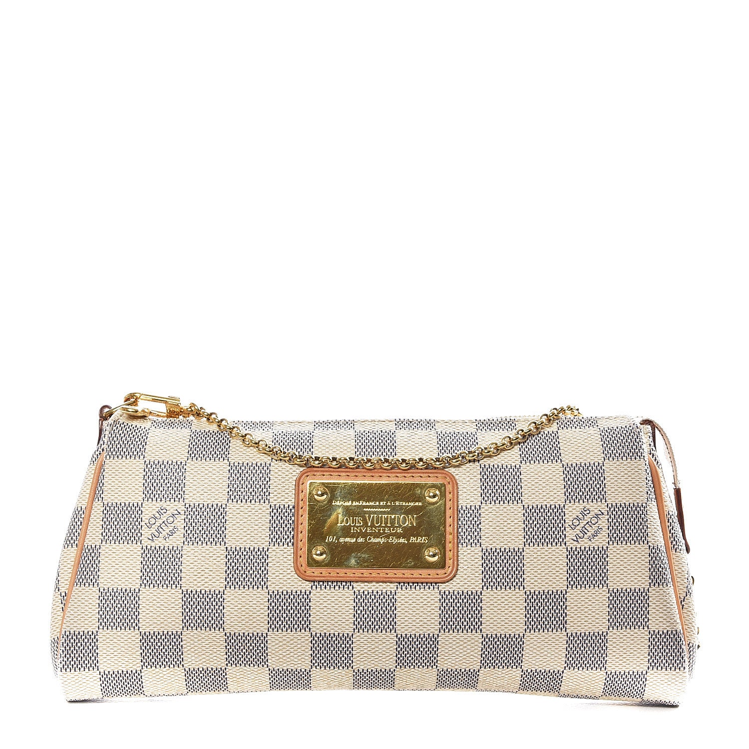Louis Vuitton Damier Azur Eva Clutch 1 of 9
