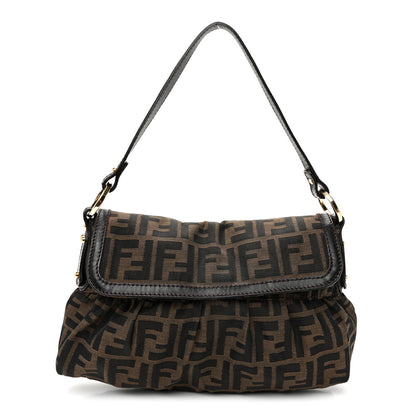 Fendi Zucca Small Chef Shoulder Bag Tobacco 1 of 11