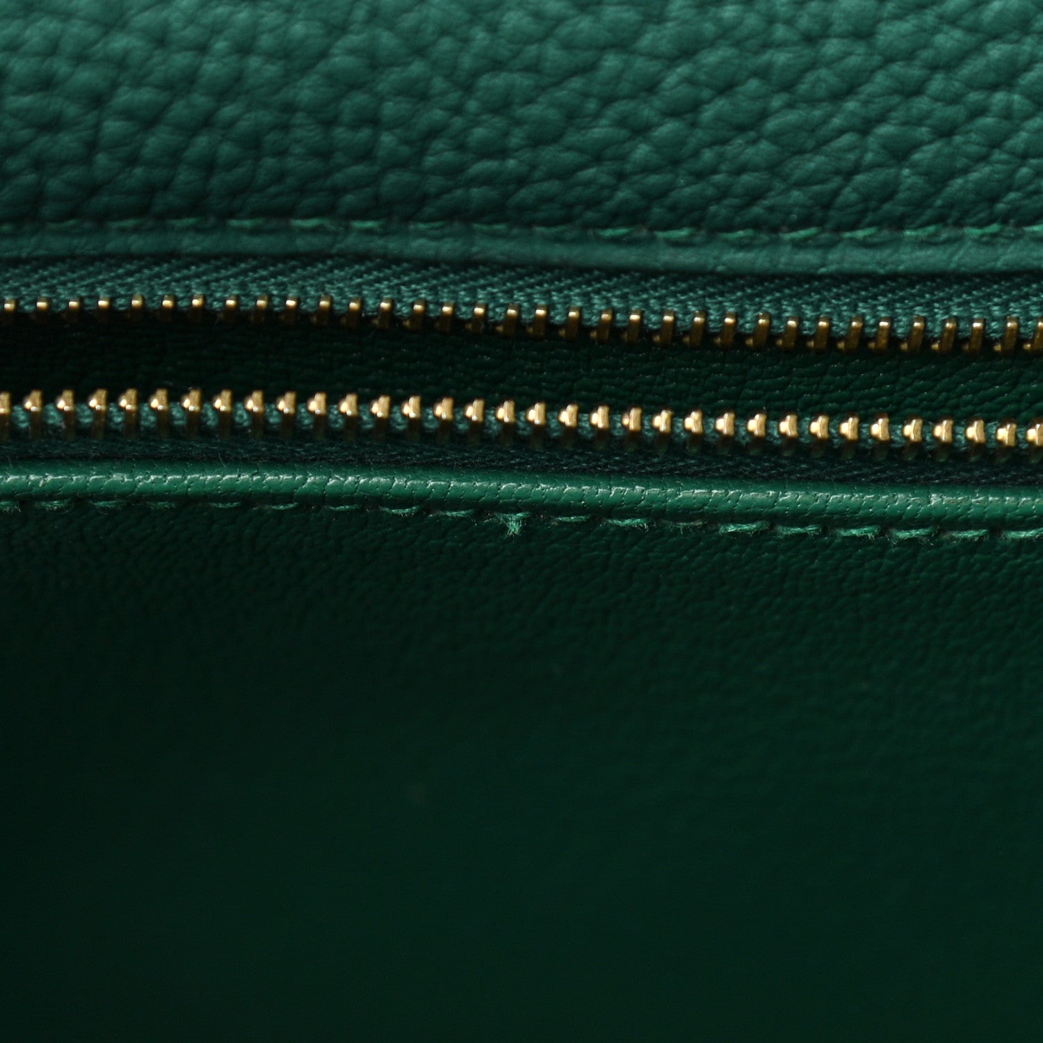 Hermes Togo Kelly Retourne 32 Malachite 12 of 15