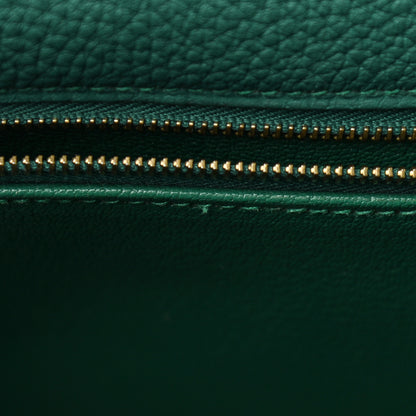 Hermes Togo Kelly Retourne 32 Malachite 12 of 15
