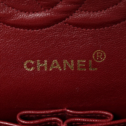 Chanel Lambskin Quilted Medium Double Flap Navy 6 of 10