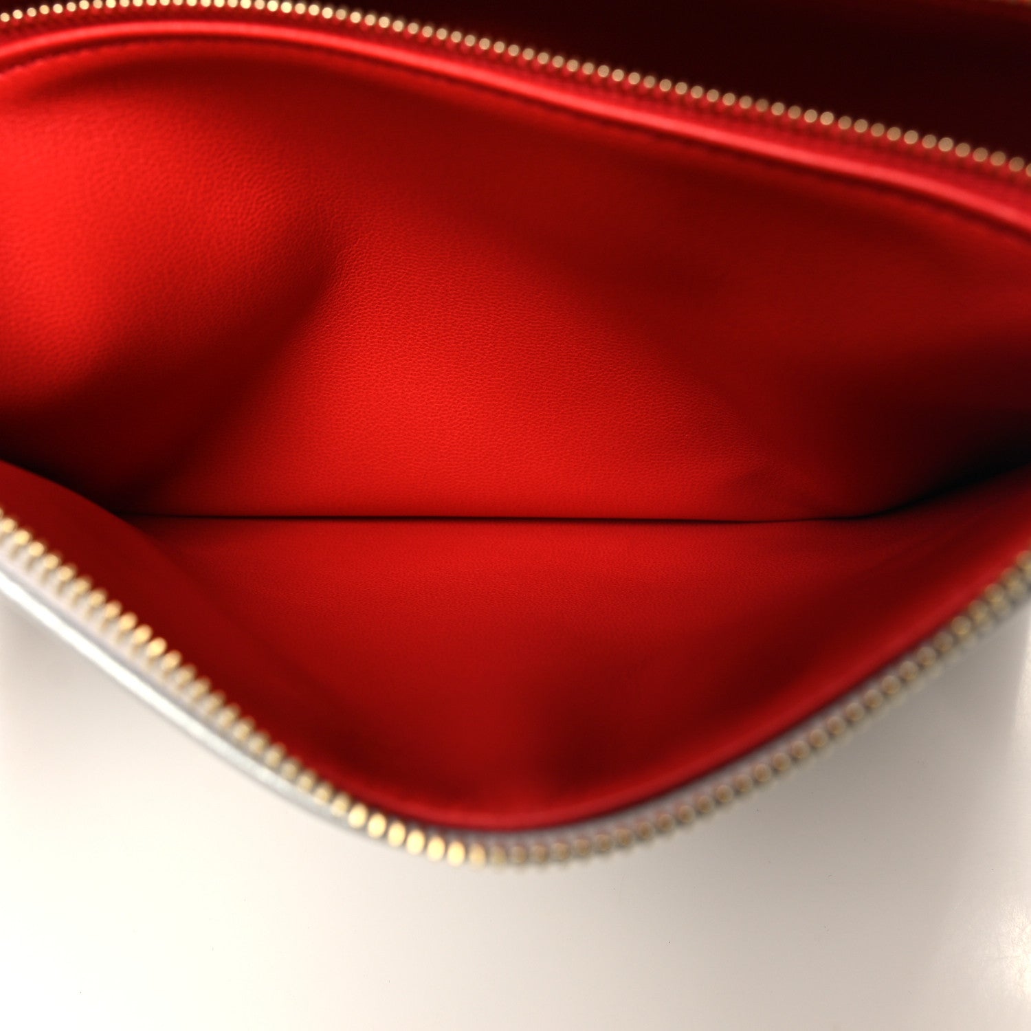 Louis Vuitton Metallic Lambskin Embossed Monogram Coussin PM Silver 7 of 12
