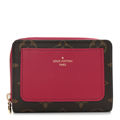Louis Vuitton Monogram Lou Zippy Compact Wallet Red 1 of 6