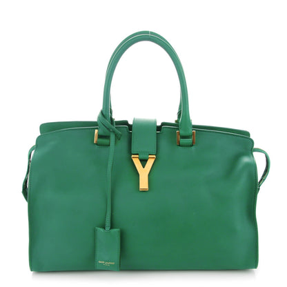 Saint Laurent Calfskin Medium Classic Y Cabas Green 1 of 6