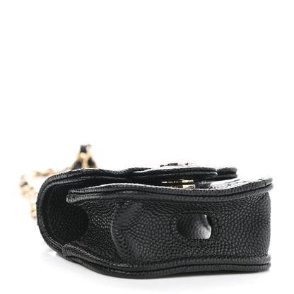 Chanel Caviar Quilted Airpods Pro Case Black 4 of 8