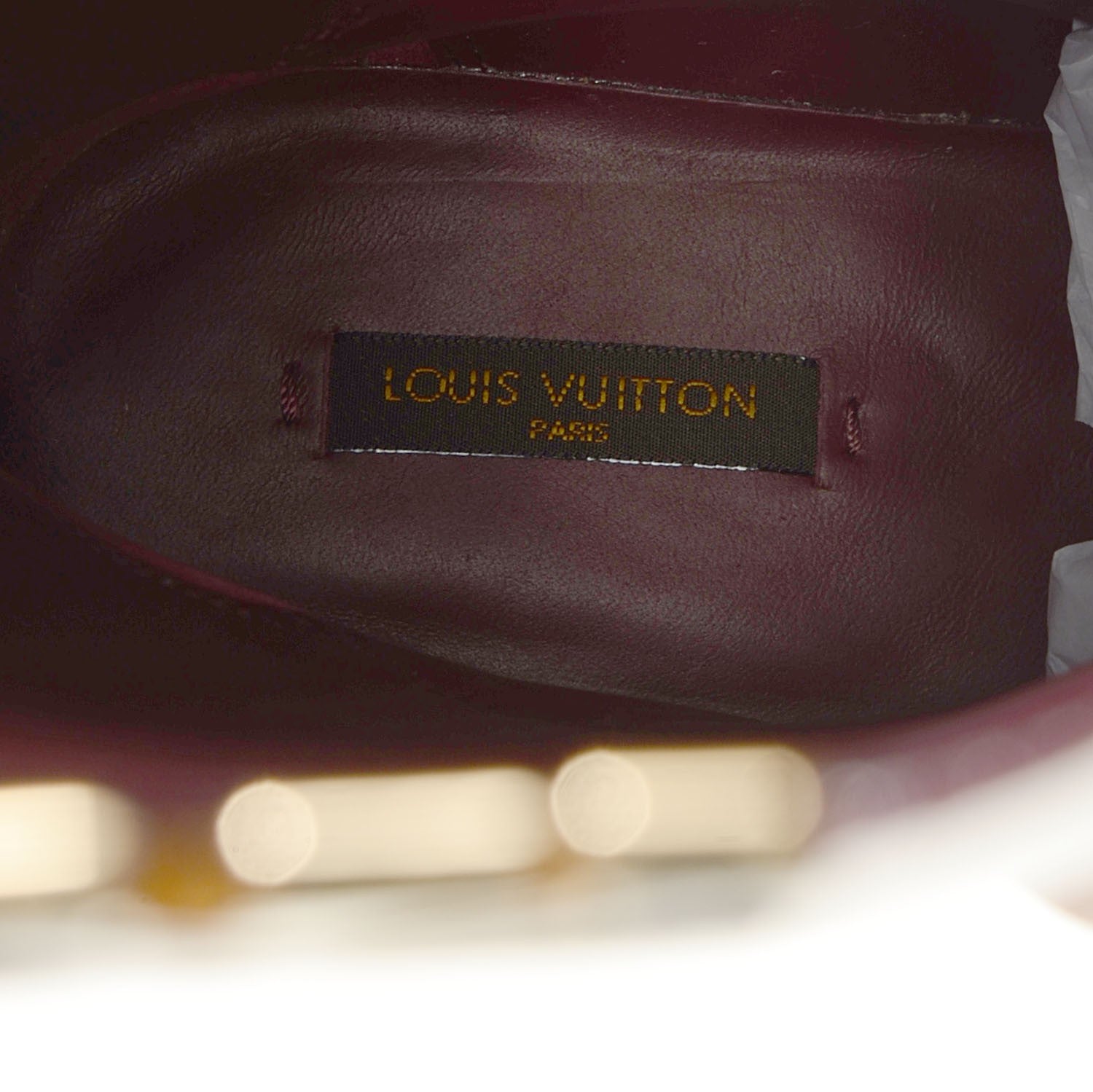 Louis Vuitton Heritage Flat High Boots 37 Bordeaux 7 of 7
