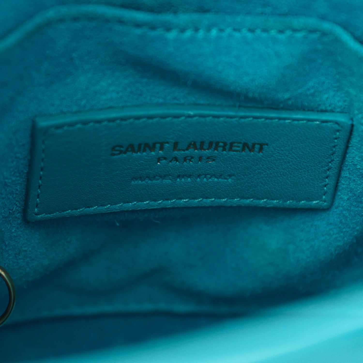 Saint Laurent Calfskin Nano Sac De Jour Turquoise 5 of 9