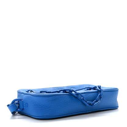 Louis Vuitton Taurillon Monogram Pochette Volga Blue 4 of 11