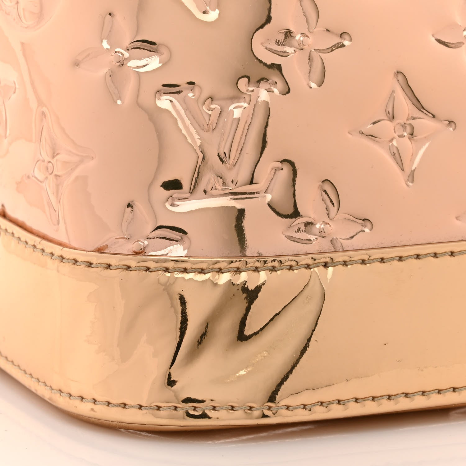 Louis Vuitton Monogram Miroir Alma MM Gold 10 of 16