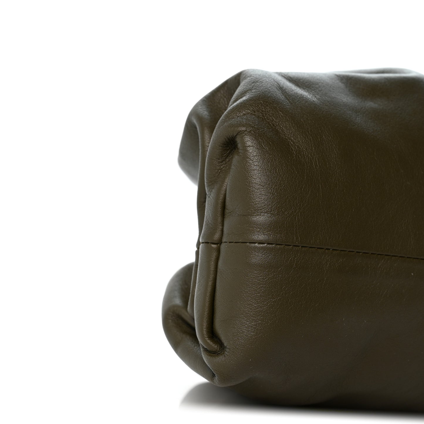 Smooth Butter Calf The Pouch Oversized Clutch Mud