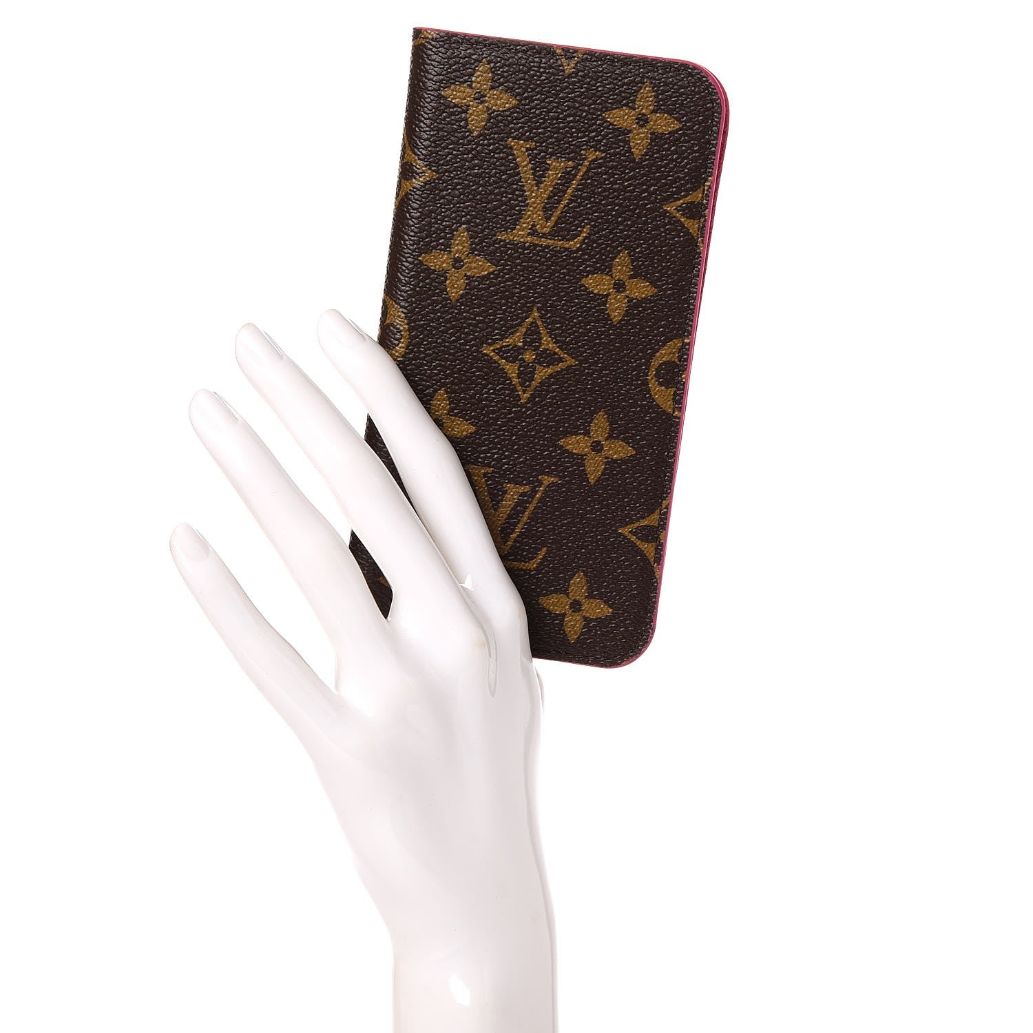 Louis Vuitton Monogram iPhone X Folio Case Rose Pop 2 of 7