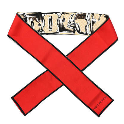 Louis Vuitton Silk Monogram Trunks Bandeau Brown 1 of 6