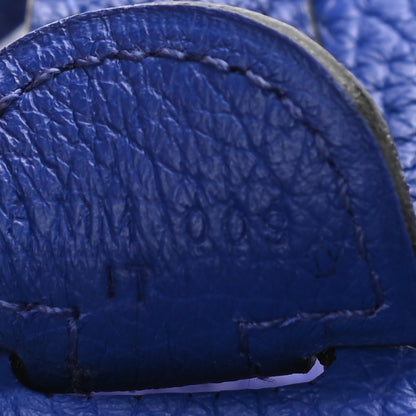 Hermes Taurillon Clemence Evelyne III PM Bleu Electrique 7 of 10