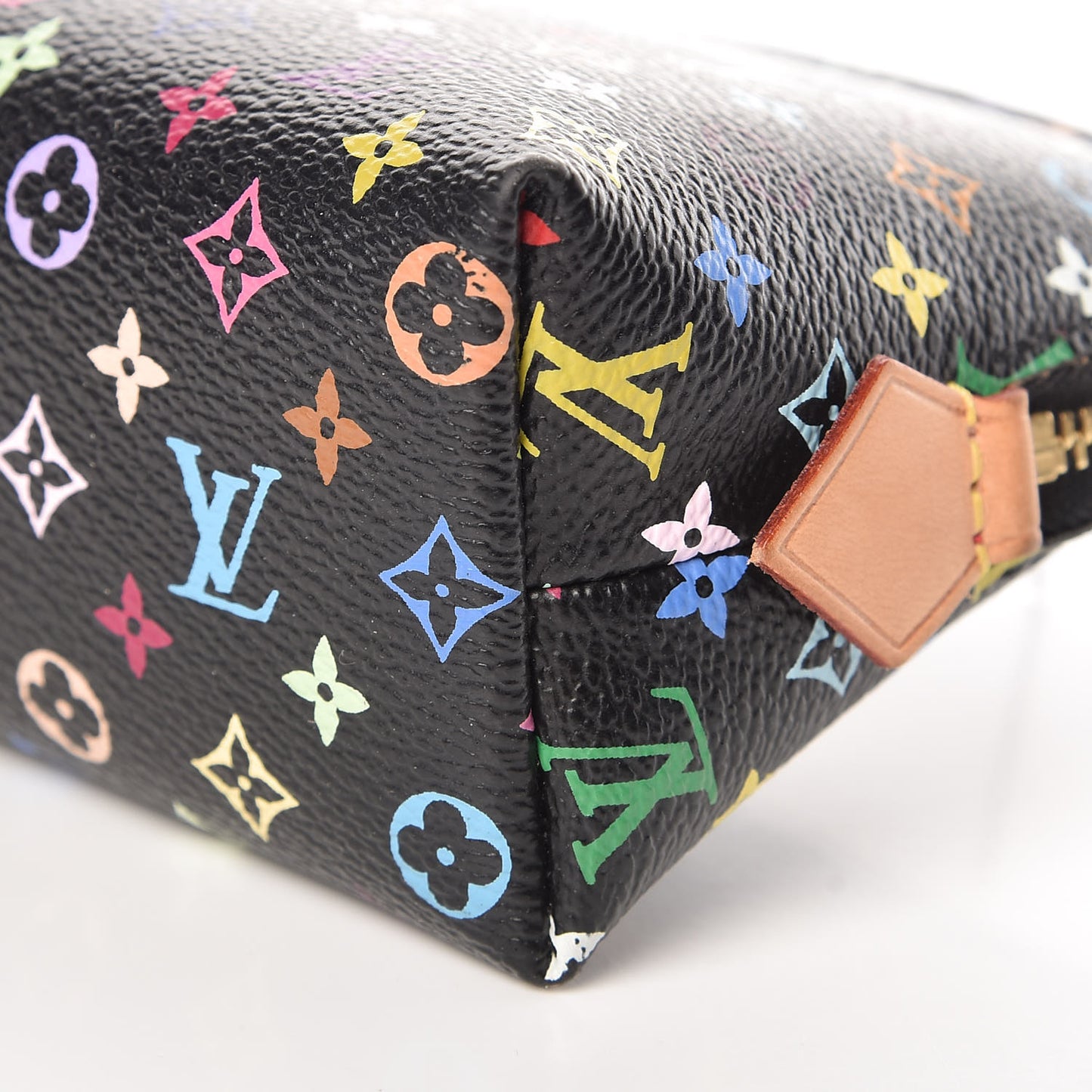 Monogram Multicolor Cosmetic Pouch Black Grenade
