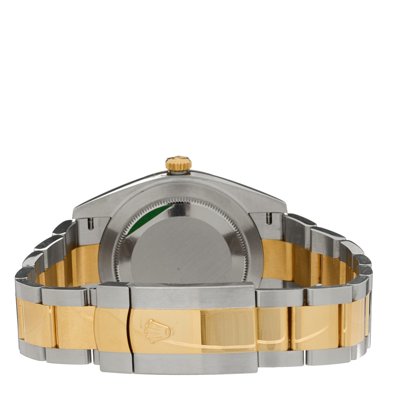 Rolex Stainless Steel 18K Yellow Gold Diamond 41mm Oyster Perpetual Datejust Watch Champagne 126333 3 of 4