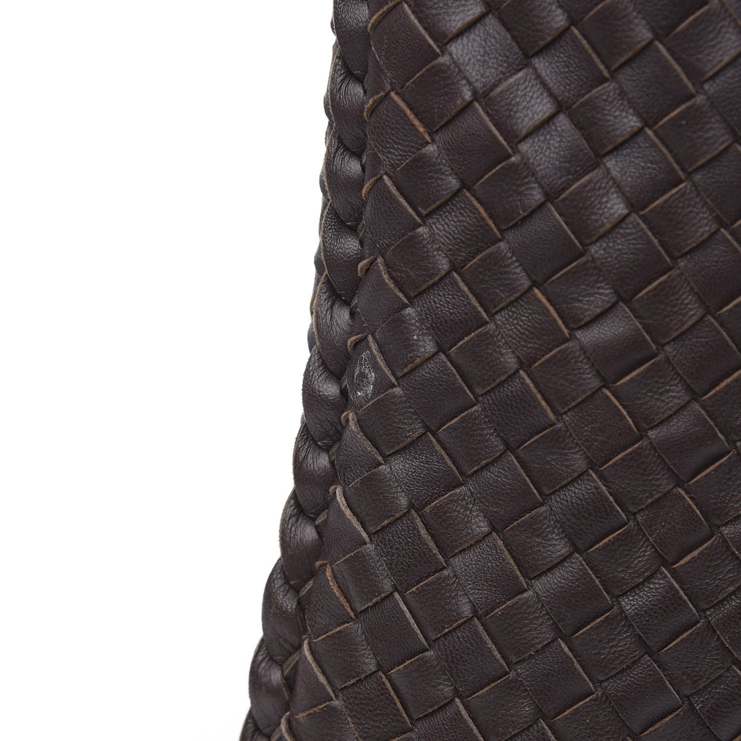 Nappa Intrecciato Large Veneta Hobo Ebano