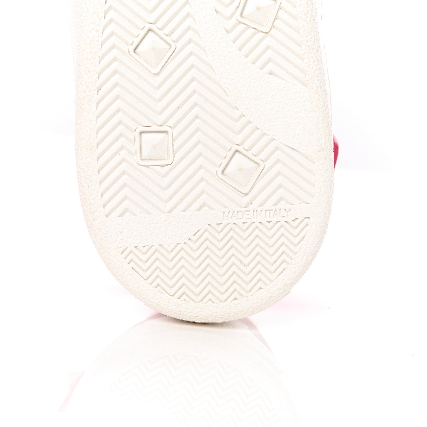 Valentino Garavani Calfskin Womens Backnet Sneakers 39 White Fuchsia 7 of 9