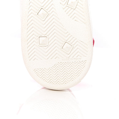 Valentino Garavani Calfskin Womens Backnet Sneakers 39 White Fuchsia 7 of 9