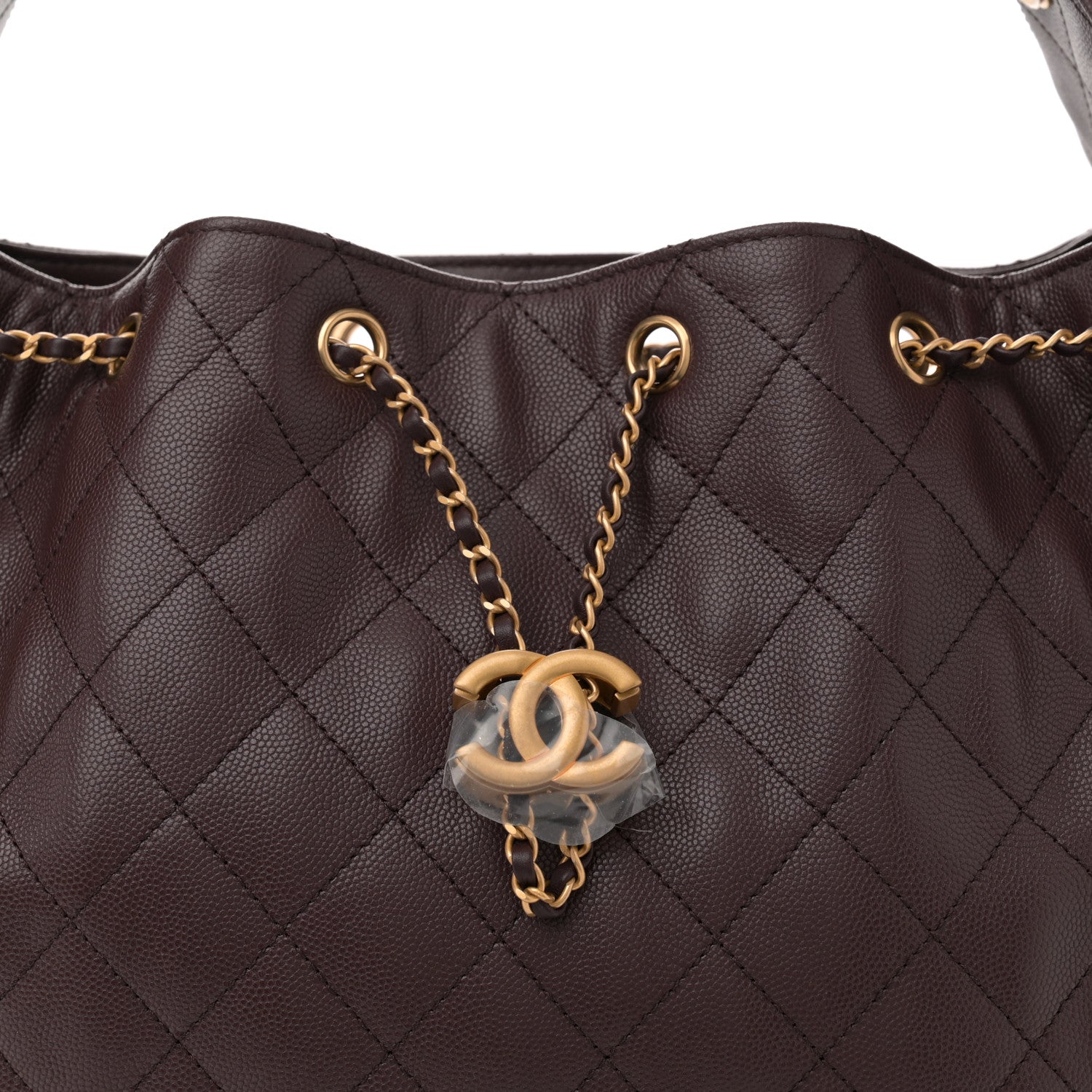 Chanel Caviar Quilted Medium Chanel 25 Handbag Dark Brown 9 of 11