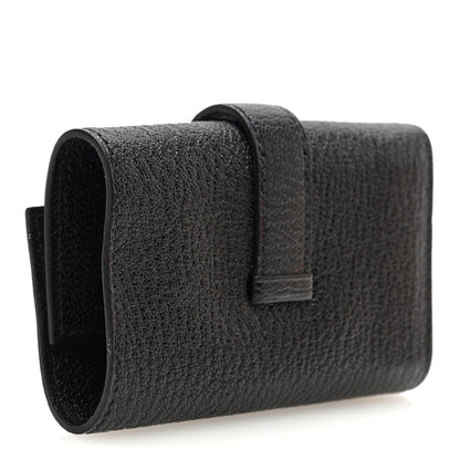 Hermes Chevre Mysore Bearn Multicles 4 Key Holder Black 3 of 7