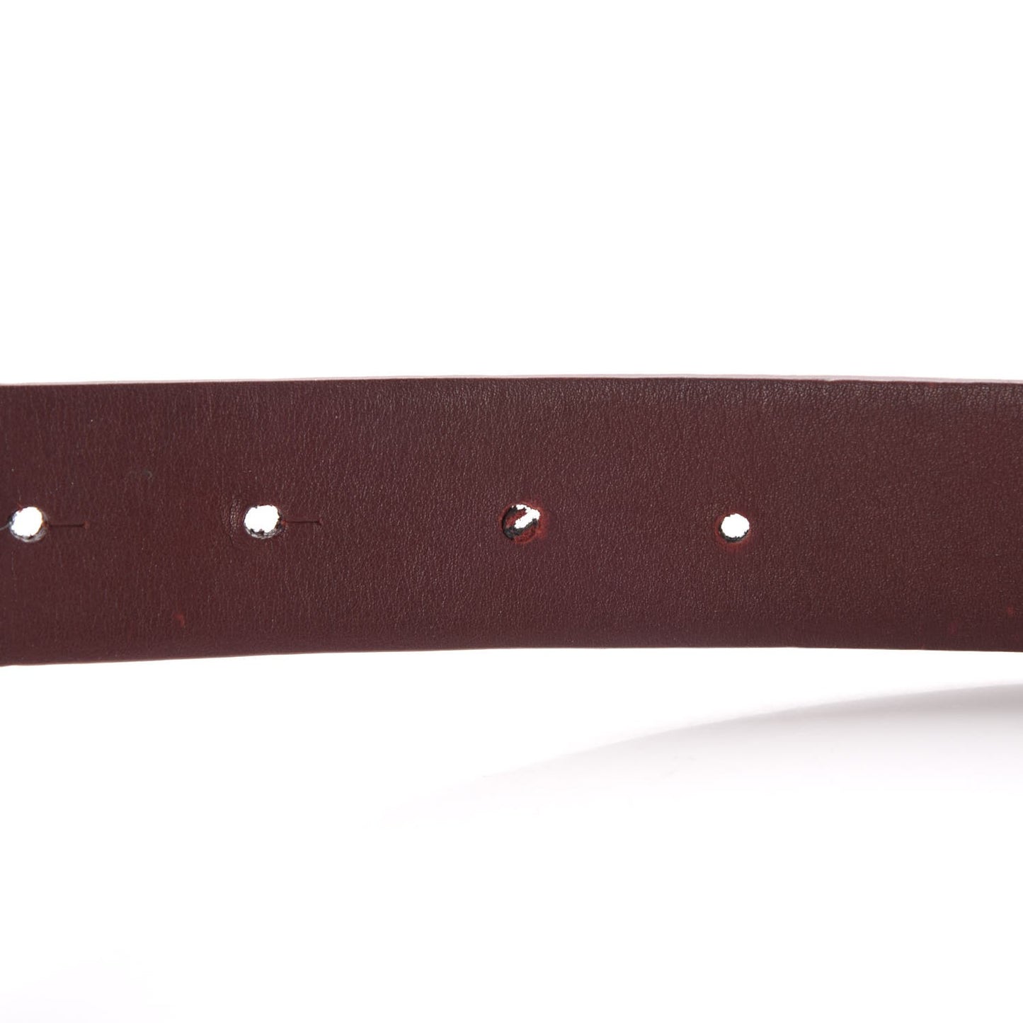 Calfskin CC Reversible Belt 90 Black Burgundy