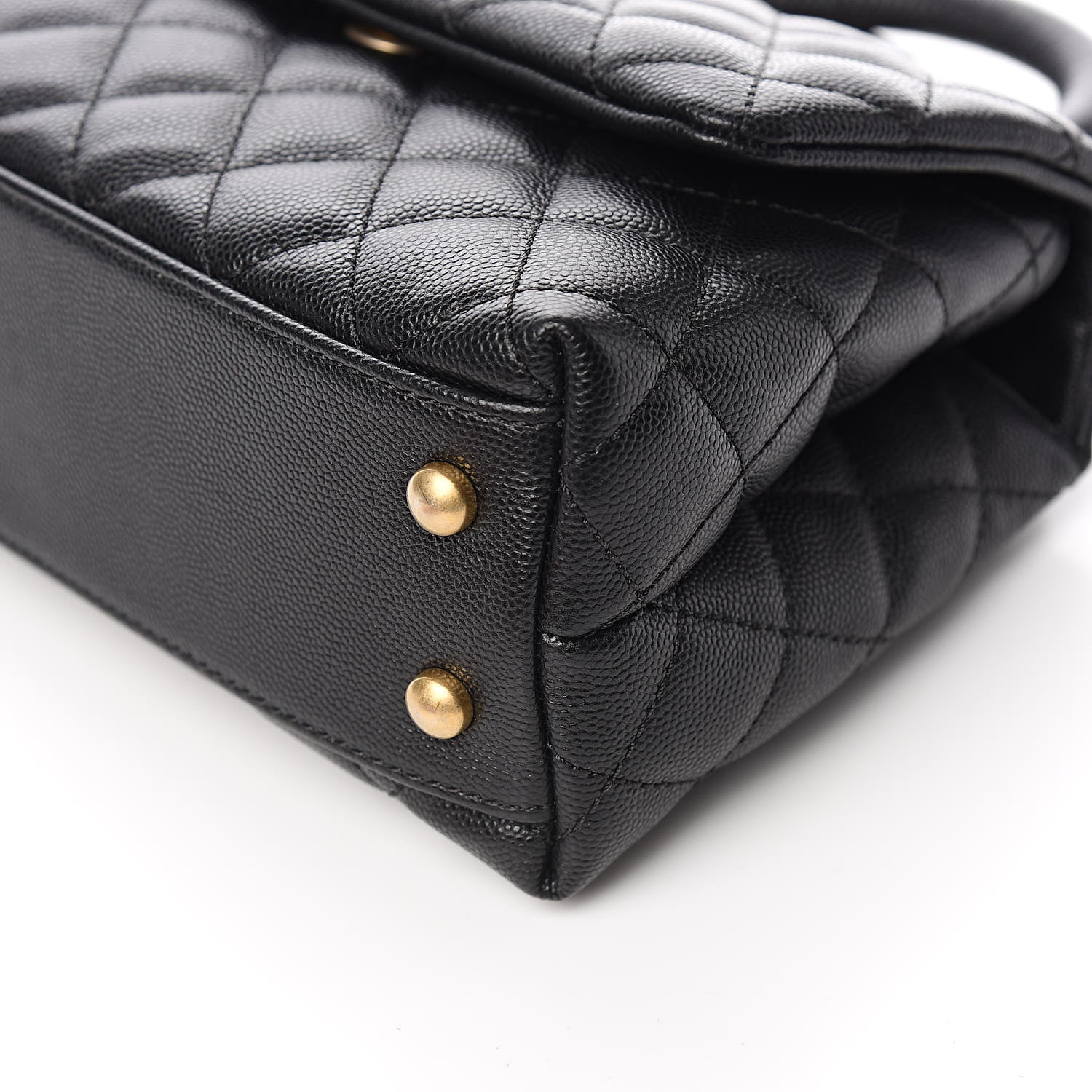 Chanel Caviar Quilted Mini Coco Handle Flap Black 9 of 11