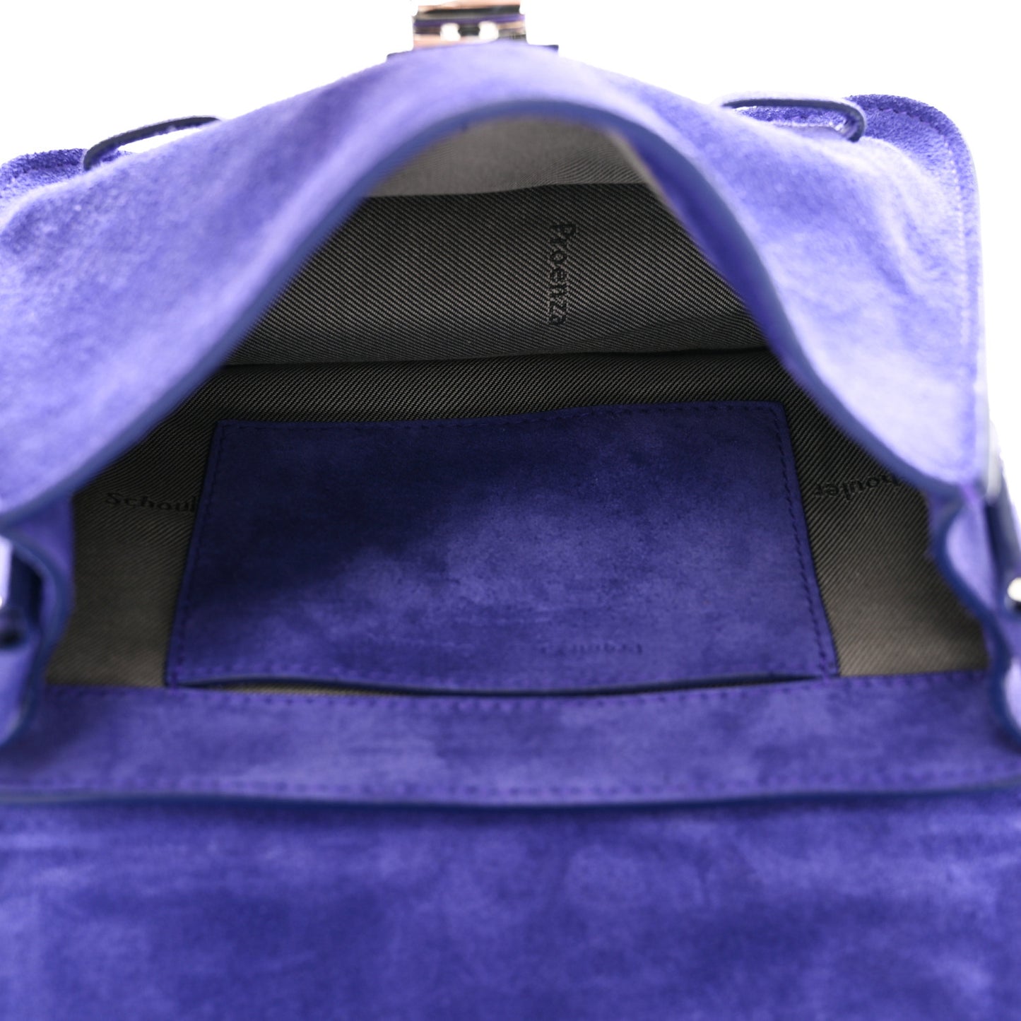 Suede PS1 Mini Pouch Messenger Bag Amethyst
