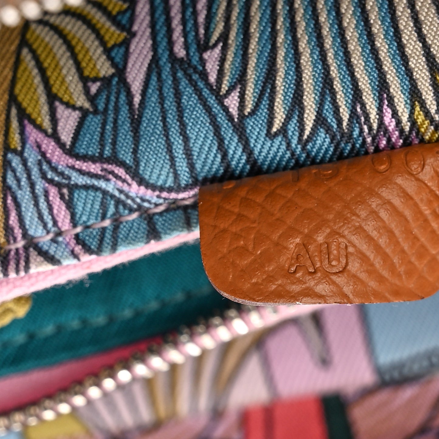 Epsom Silk'In Compact Wallet Gold Mauve Sylvestre