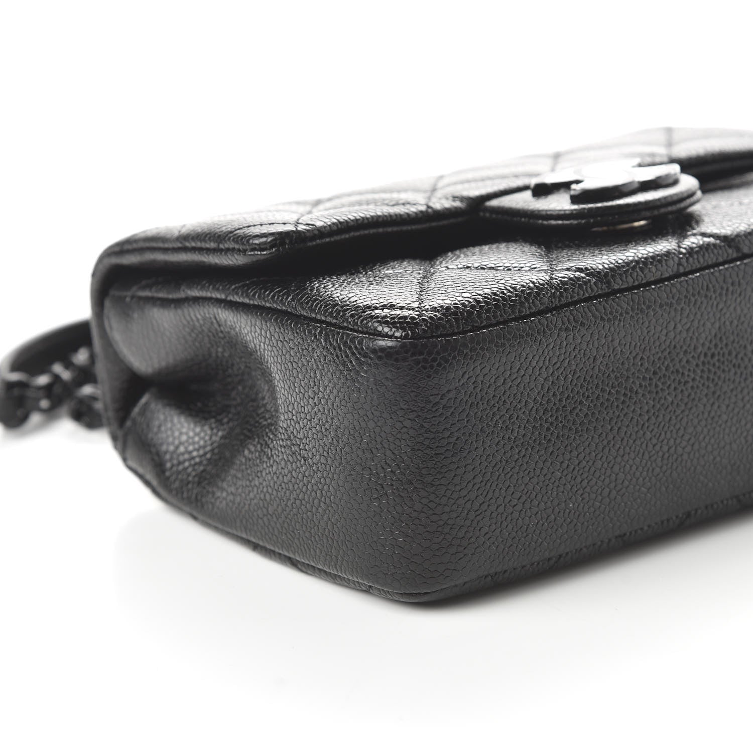 Chanel Caviar Quilted Incognito Mini Square Flap Black 6 of 10