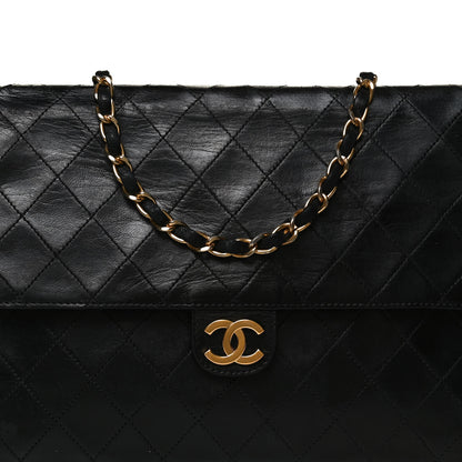 Chanel Lambskin Quilted Medium Single Flap Black 8 of 11